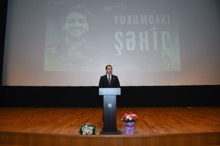 “Yuxumdakı şəhid” sənədli filminin təqdimatı olub - FOTO “Yuxumdakı şəhid” sənədli filminin təqdimatı olub - FOTO