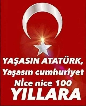 TÜRKİYE CÜMHURİYYƏTİ 100 İLLİYİ MÜBARƏK OLSUN. NEÇƏ 100 İLLİKLƏRƏ TÜRKİYƏ - FOTO