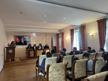 Bərdə rayon Heydər Əliyev Mərkəzində 8 noyabr Zəfər günü münasibətilə "Zəfərin mübarək Azərbaycan " adlı tədbir keçirilmişdir - FOTOLAR