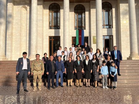 Bərdə rayon Heydər Əliyev Mərkəzində 8 noyabr Zəfər günü münasibətilə "Zəfərin mübarək Azərbaycan " adlı tədbir keçirilmişdir - FOTOLAR