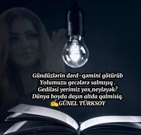 "QALMIŞIQ" Müəllif : GÜNEL TURKSOY - FOTO