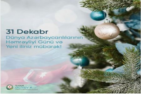 Prezident İlham Əliyev Dünya Azərbaycanlılarının Həmrəyliyi Günü münasibəti ilə paylaşım edib