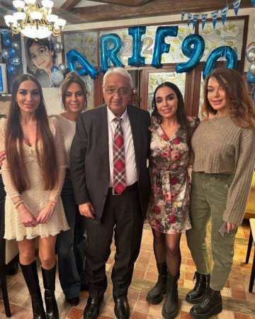 Leyla Əliyeva babasını belə təbrik etdi - Fotolar
