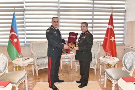 Hikmət Mirzəyev Səlcuq Bayraktaroğlu ilə görüşüb - FOTO