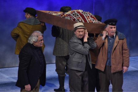 Akademik Milli Dram Teatrında “Əsrə bərabər gün” tamaşasının premyerası olub - FOTOLAR