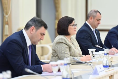 Qazaxıstan Prezidenti Kasım-Jomart Tokayev ilə Milli Məclisdə görüş Qazaxıstan Prezidenti Kasım-Jomart Tokayev ilə Milli Məclisdə görüş