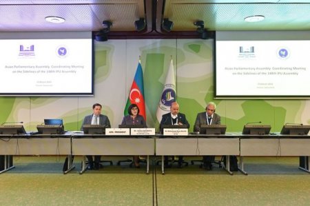 Sahibə Qafarovanın sədrliyi ilə Asiya Parlament Assambleyasının iclası keçirilib - FOTO