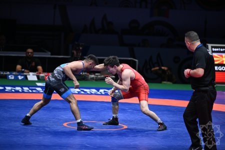 Azərbaycanın sərbəst güləşçisi Olimpiya Oyunlarına lisenziya qazanıb - FOTOLAR