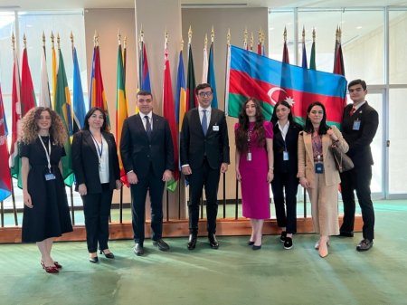 Fərid Qayıbov ABŞ-də BMT-nin Gənclər Forumunda çıxış edib - FOTO