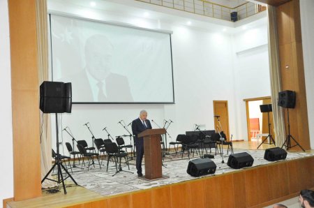 Ağdamda da Heydər Əliyevlə bağlı konsert proqramı təşkil edildi - Fotolar