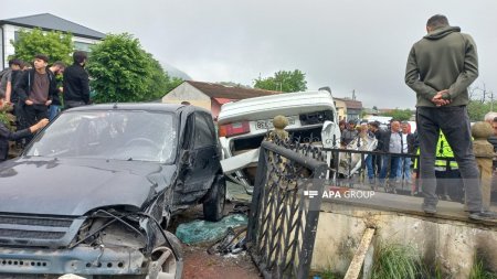 Azərbaycanda AĞIR QƏZA: Ölənlər və yaralananlar var - FOTO