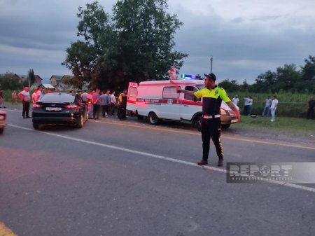 Azərbaycanda ağır qəza: ölənlər və yaralananlar var - FOTOLAR
