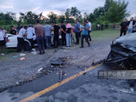 Azərbaycanda ağır qəza: ölənlər və yaralananlar var - FOTOLAR