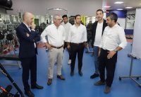Azərbaycan milli komandasının baş məşqçisi daha bir neçə idman obyektləri ilə tanış olub - FOTOLAR