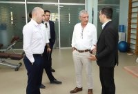 Azərbaycan milli komandasının baş məşqçisi daha bir neçə idman obyektləri ilə tanış olub - FOTOLAR