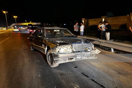 Aeroport şossesində beş maşın toqquşub, xəsarət alanlar var - FOTO