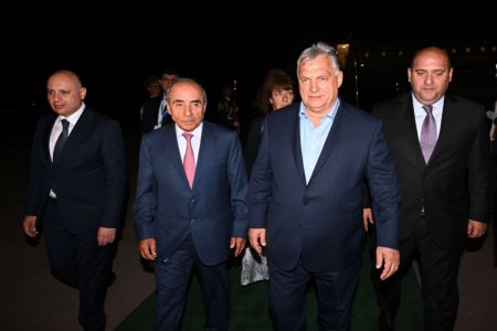 Macarıstanın Baş naziri Viktor Orban Azərbaycana səfərə gəlib - FOTO