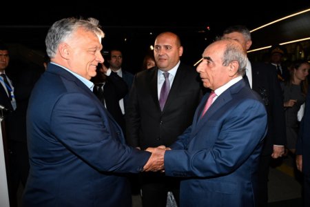 Macarıstanın Baş naziri Viktor Orban Azərbaycana səfərə gəlib - FOTO