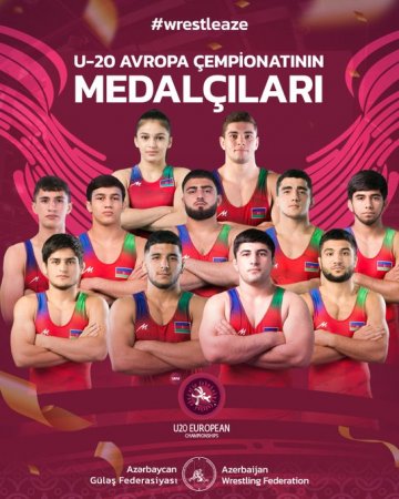 AGF prezidenti U20 AÇ-də yüksək nəticə əldə etmiş Azərbaycan millisinin güləşçilərini təbrik edib