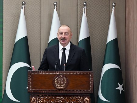 İlham Əliyev və Şahbaz Şərif mətbuata bəyanatlarla çıxış ediblər - YENİLƏNİB