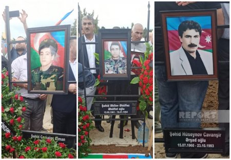 30 ildən sonra daha 7 şəhidimiz dəfn edildi - Fotolar - Yenilənib