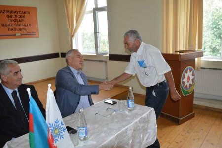 Nəsib Məhəməliyev Talalar kəndinin seçiciləri ilə görüş keçirdi - FOTOLAR