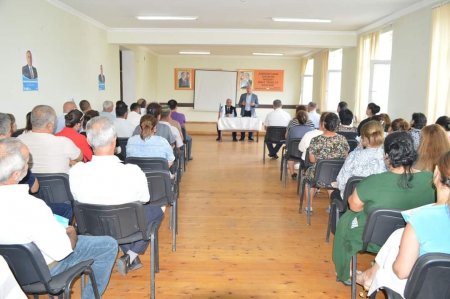 Nəsib Məhəməliyev Talalar kəndinin seçiciləri ilə görüş keçirdi - FOTOLAR