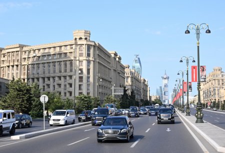 Dövlət başçıları “Bakı Ağ Şəhər”də - Fotolar