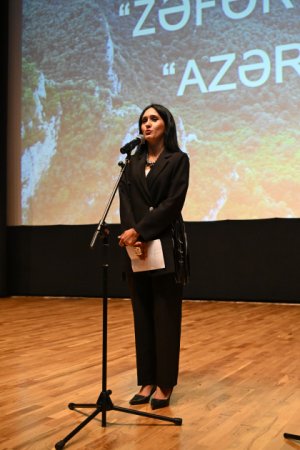 “Zəfər üçün oxu!” layihəsi çərçivəsində “Azərbaycan” mahnısına çəkilən klipin təqdimatı olub
