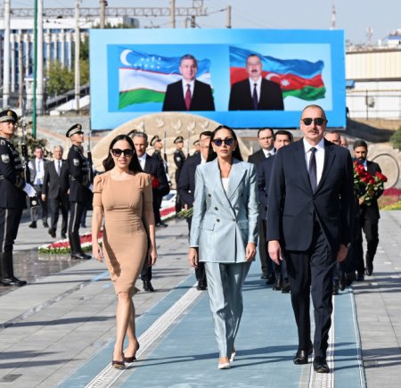 Daşkənddə Ümummilli Lider Heydər Əliyevin xatirəsinə ehtiram - FOTOLAR