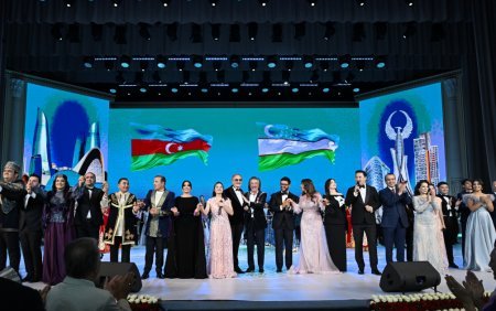 Prezidentlər ailələri ilə konsertdə iştirak etdi - Fotolar