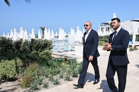 Prezident ailəsi ilə “Sea Breeze”də - Fotolar Prezident ailəsi ilə “Sea Breeze”də - Fotolar
