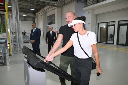 İlham Əliyev və Mehriban Əliyevanın mineral su zavodundan FOTOLARI