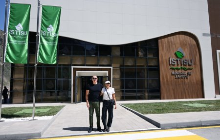İlham Əliyev və Mehriban Əliyevanın mineral su zavodundan FOTOLARI