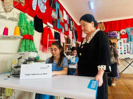 Bərdədə “Peşə təmayüllü siniflərin təşkili” layihəsi çərçivəsində növbəti tədbir keçirilib - FOTOLAR