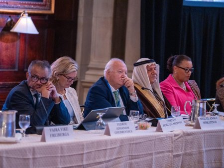 Muxtar Babayev NGBM-nin tədbirində iqlim dəyişikliyi fəsadlarının yumşaldılmasından danışıb - FOTO