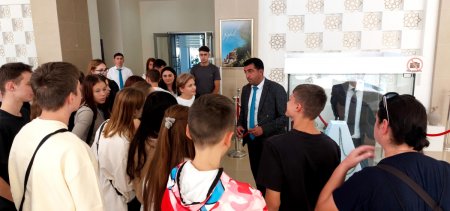 Ukraynalı uşaqlar Qəbələ Dövlət Tarix-Bədii Qoruğu ilə tanış olublar - FOTOLAR