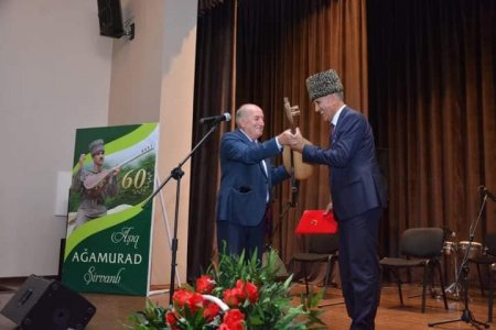 Əməkdar mədəniyyət işçisi Aşıq Ağamurad Şirvanlının 60 illik yubileyi qeyd olunub - FOTOLAR
