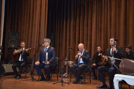 Əməkdar mədəniyyət işçisi Aşıq Ağamurad Şirvanlının 60 illik yubileyi qeyd olunub - FOTOLAR