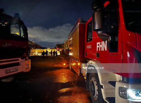 Sabunçu tunelində qəza-bərpa işləri davam etdirilir - FOTO
