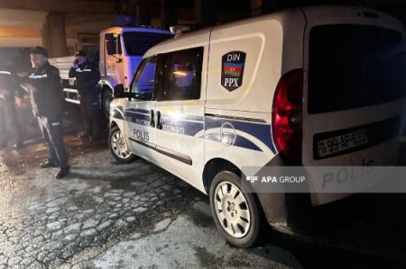 Sabunçu tunelində qəza-bərpa işləri davam etdirilir - FOTO