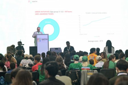 Beynəlxalq Yaşıl SAF 2024-ün qalibləri mükafatlandırılıb - FOTO Beynəlxalq Yaşıl SAF 2024-ün qalibləri mükafatlandırılıb - FOTO