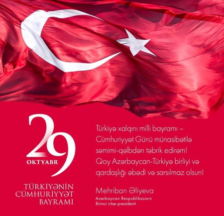 ÖZÜNƏ GÜVƏN. Cümhuruyyət bayramın mübarək, Türkiyəm! - FOTO