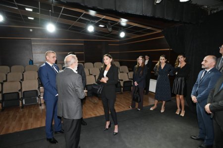 Mehriban Əliyeva və ailə üzvləri Pantomim Teatrının binasında mövcud vəziyyətlə tanış olublar - FOTO Mehriban Əliyeva və ailə üzvləri Pantomim Teatrının binasında mövcud vəziyyətlə tanış olublar - FOTO