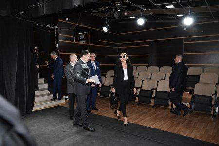 Mehriban Əliyeva və ailə üzvləri Pantomim Teatrının binasında mövcud vəziyyətlə tanış olublar - FOTO Mehriban Əliyeva və ailə üzvləri Pantomim Teatrının binasında mövcud vəziyyətlə tanış olublar - FOTO