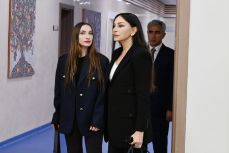 Birinci vitse-prezident Mehriban Əliyeva Talassemiya Mərkəzində olub - FOTO
