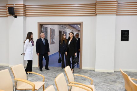 Birinci vitse-prezident Mehriban Əliyeva Talassemiya Mərkəzində olub - FOTO