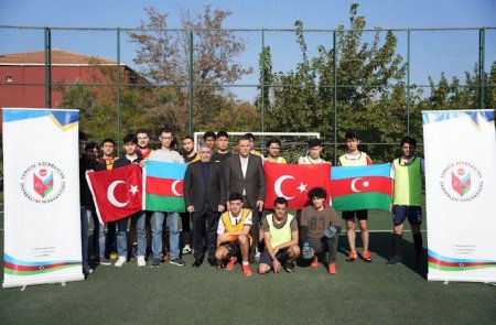 Qarabağ Zəfərinin ildönümü münasibətilə İstanbulda təhsil alan tələbələrimiz arasında futbol turniri keçirilir