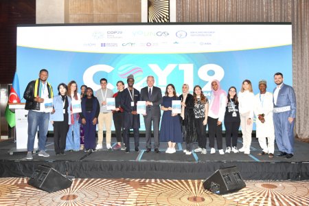 BMT-nin İqlim Dəyişmələri üzrə Gənclərin 19-cu Konfransının bağlanış mərasimi olub - FOTOLAR