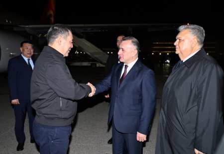 Qırğız Respublikasının Prezidenti COP29-da iştirak etmək üçün Azərbaycana gəlib - FOTO